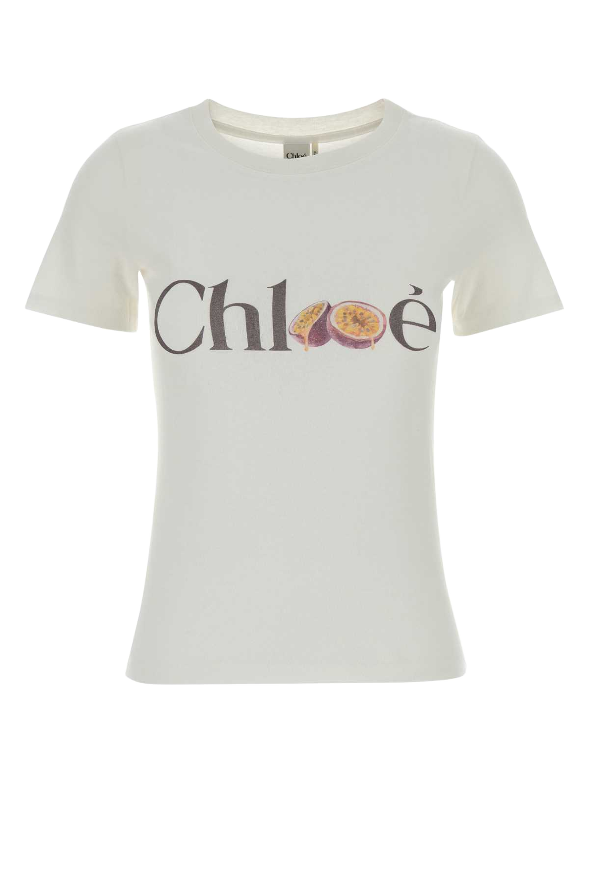 White Cotton T-Shirt Cottonribbingcotton