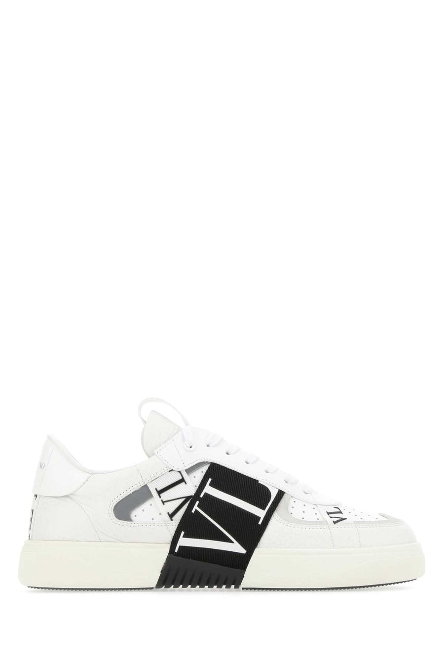 Valentino Garavani Vitello Calf leather (Bos Taurus) sneaker in white