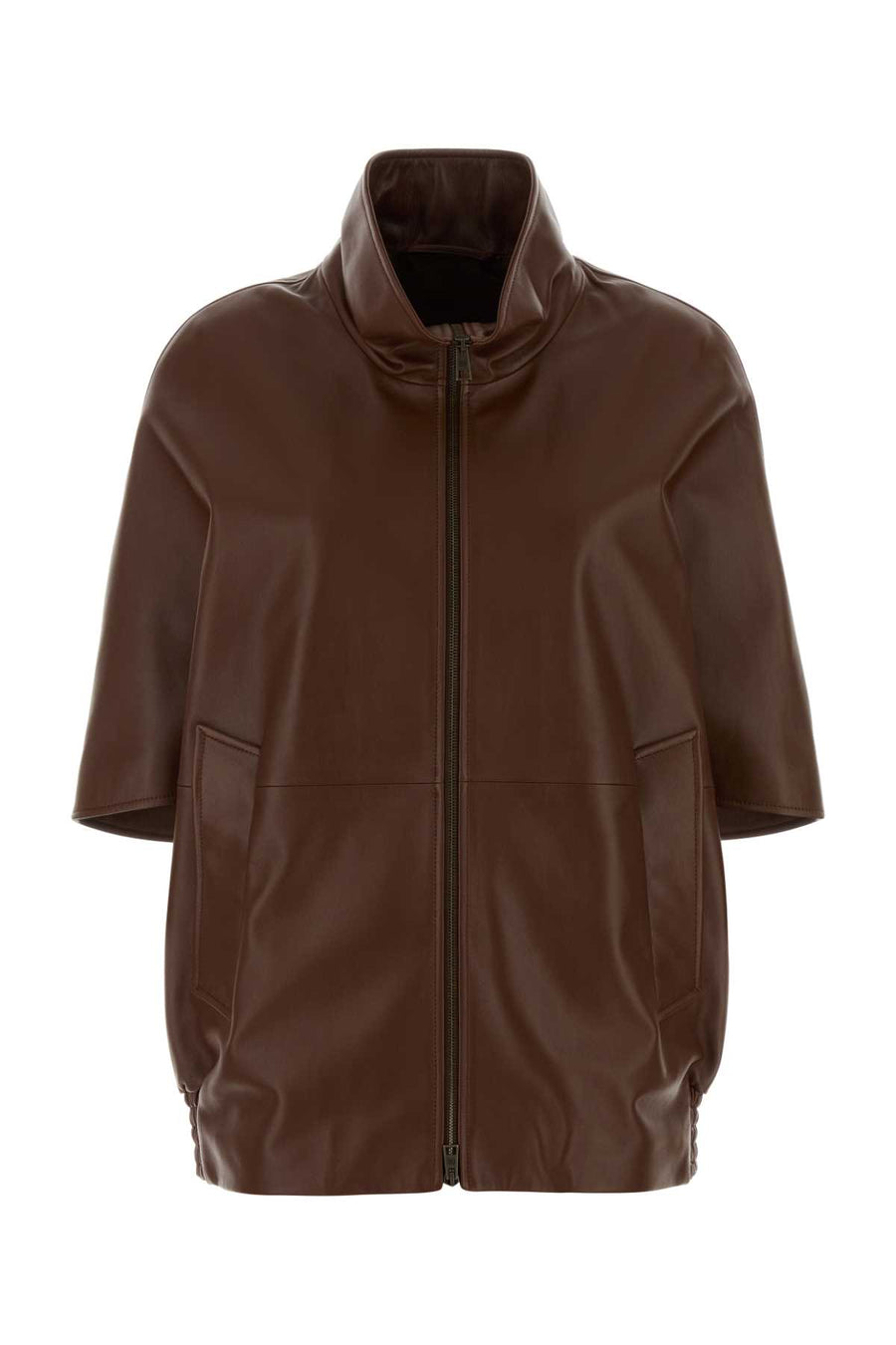 Balenciaga Cocoon Exterior: 100% Lamb; Lining: 100% Viscose jacket in brown