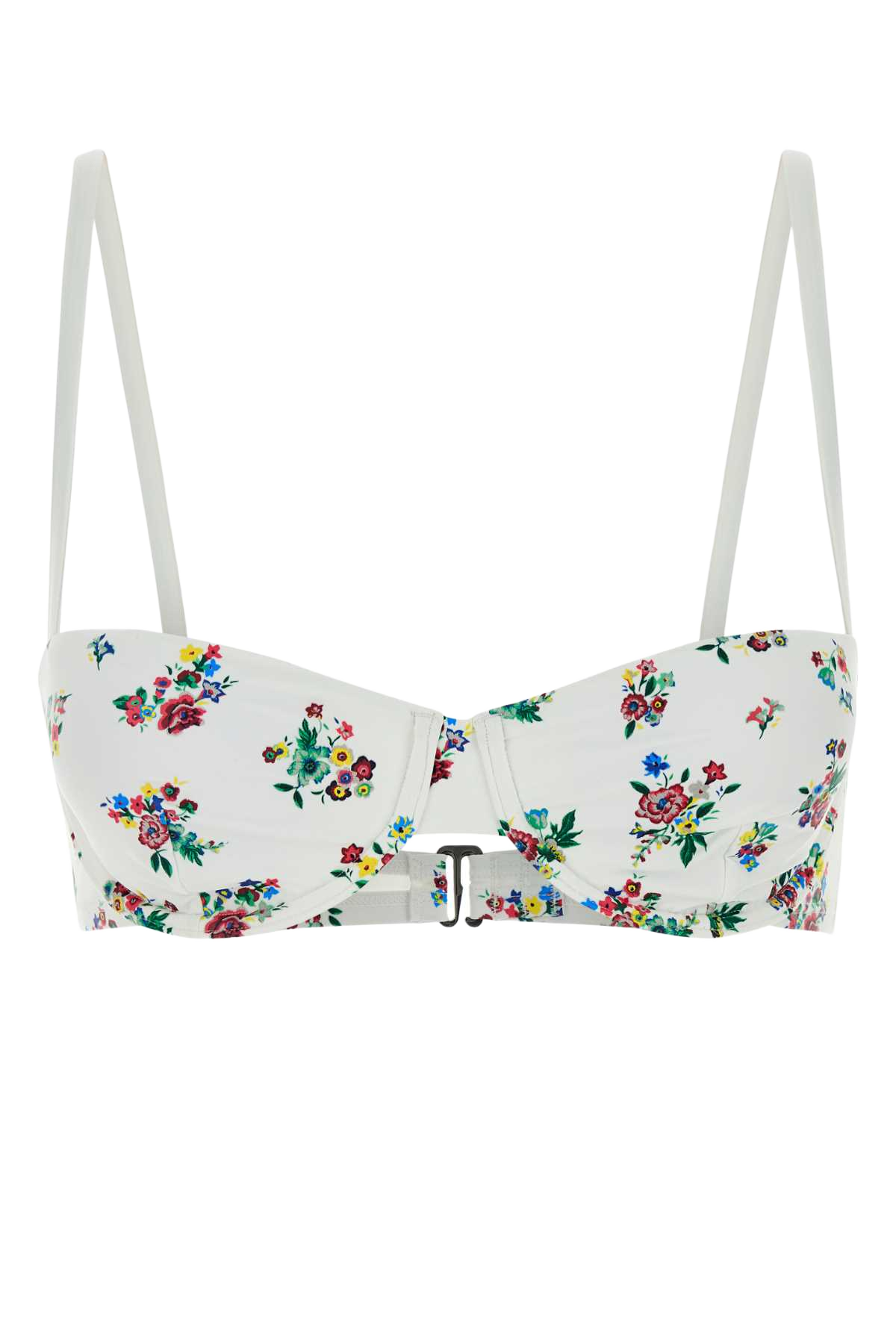 Printed Stretch Nylon Bikini Top 402 Costumi Da Bagno