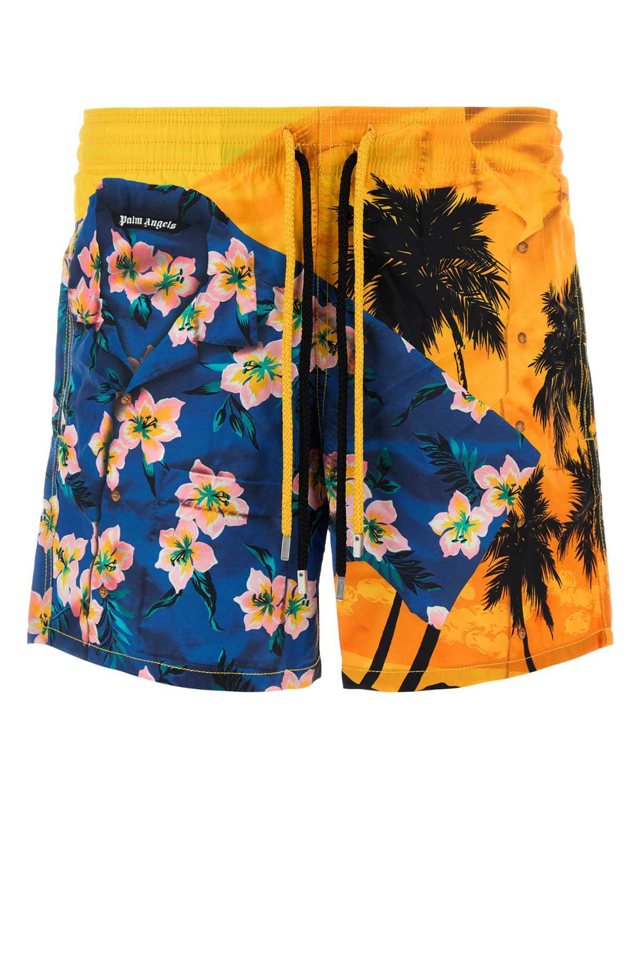 Palm Angels X Vilebrequin Bagno Exterior: 100% Recycled nylon; Lining: 100% Recycled nylon swimming shorts in multicolor