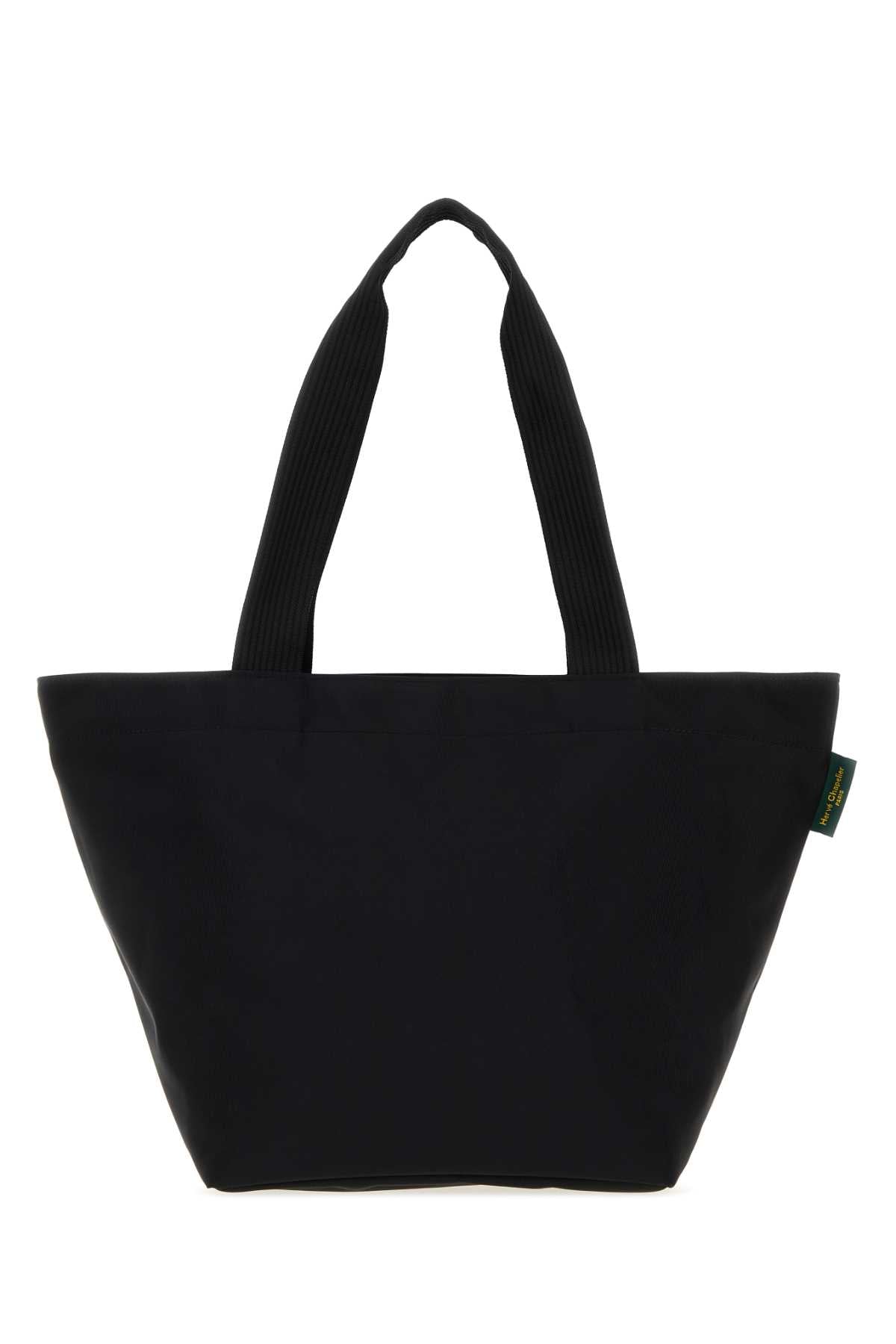 Black Canvas Shopping Bag 0909 Borse A Mano