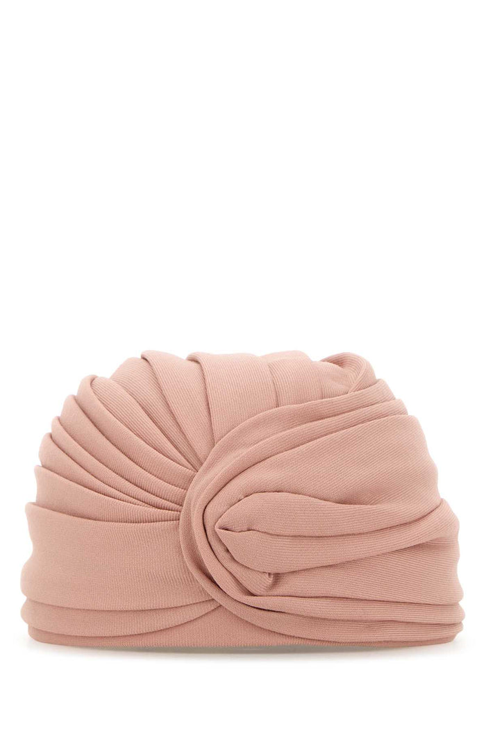 Pink Wool Turban Rosemistoro Cappelli E Fasce Per Capelli