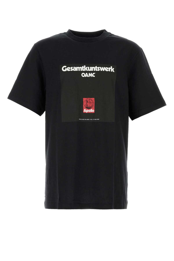 Oamc 100% Organic cotton t-shirt in black
