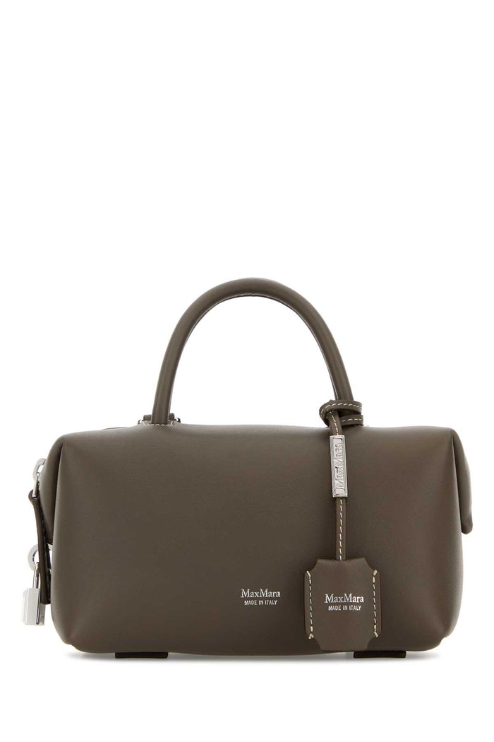 Mud Leather Holdalls Handbag Avorio Borse A Mano