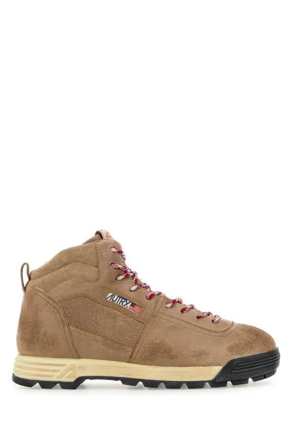 Autry 63% Cow Leather sneaker in beige