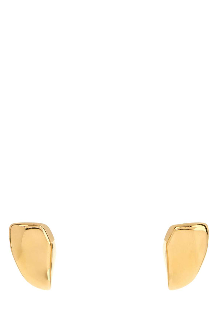 Gold Silver Small Prisma Earrings Silveryellowgold Orecchini