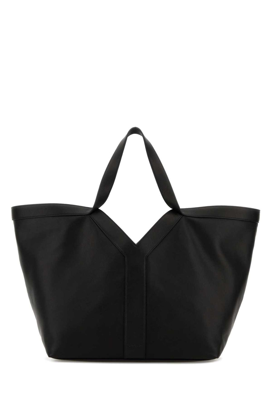 Saint Laurent Tote Exterior: 100% Calf Lining: 100% Suede tote bag in black