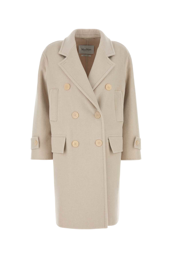 Sand Wool Blend Nogara Coat Sabbia Cappotti