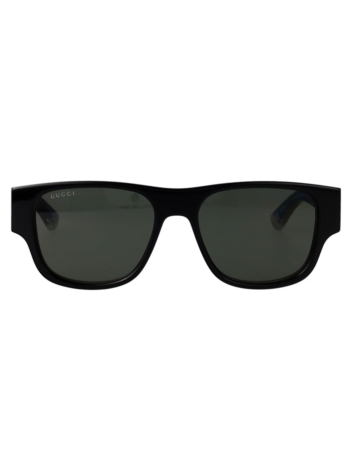 Gg2075s Black-black-grey Acetate Sunglasses
