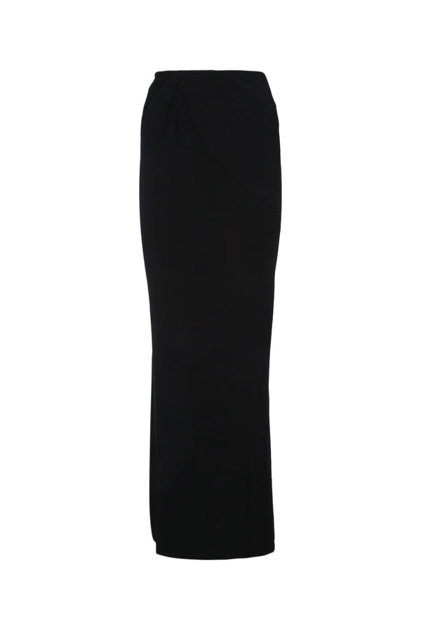 Jacquemus Jupe 100% Cotton skirt in black