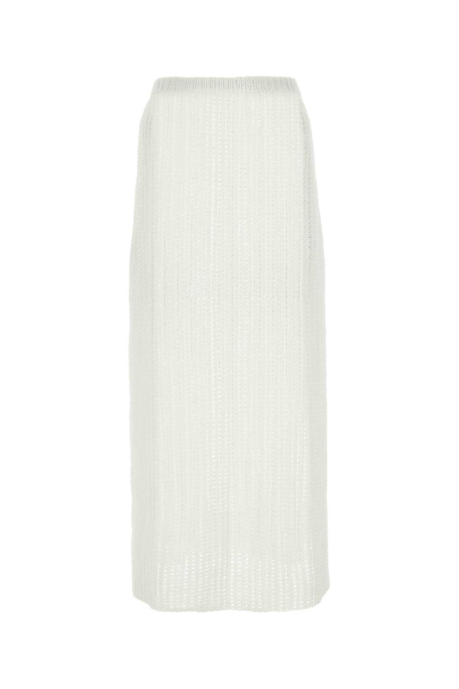 Ferragamo 100% Cotton skirt in white