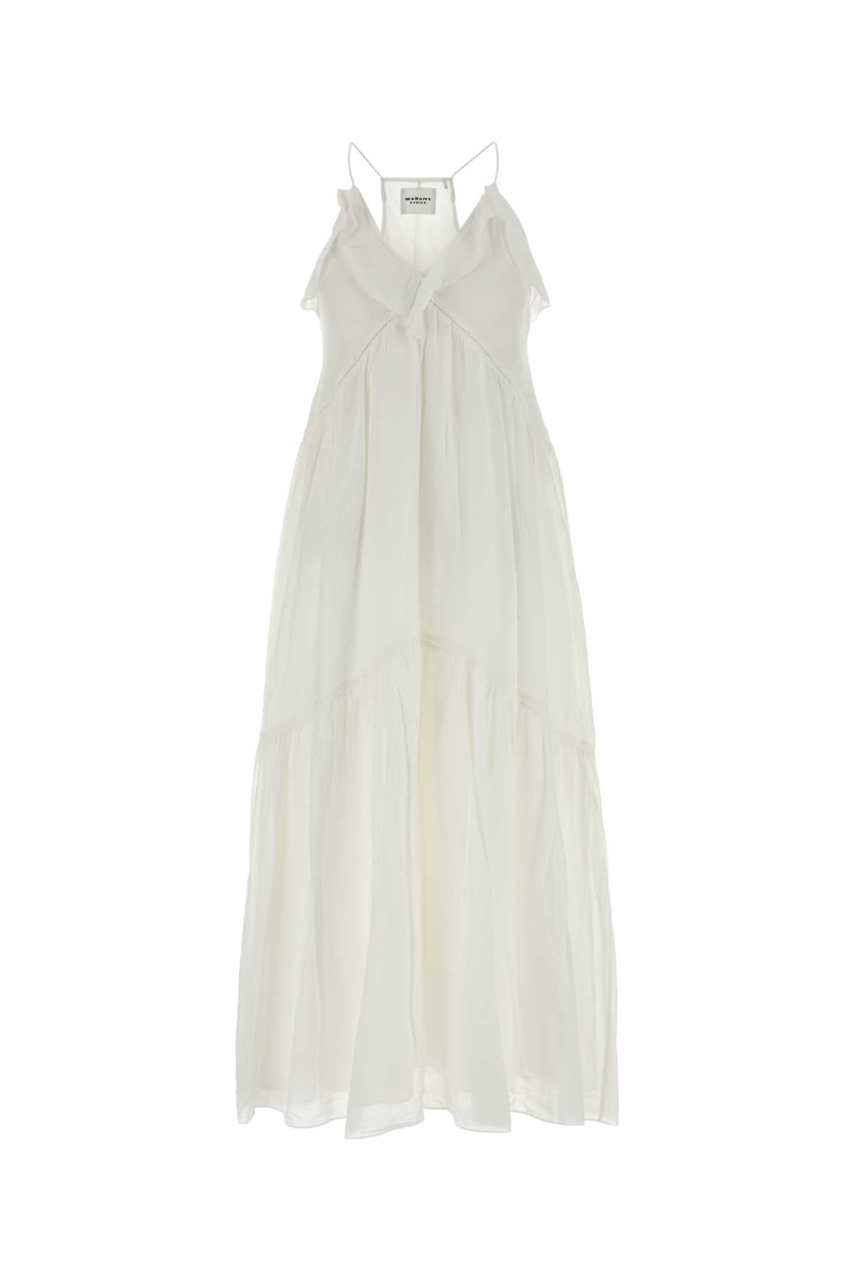White Cotton Blend Vasma Dress Abiti