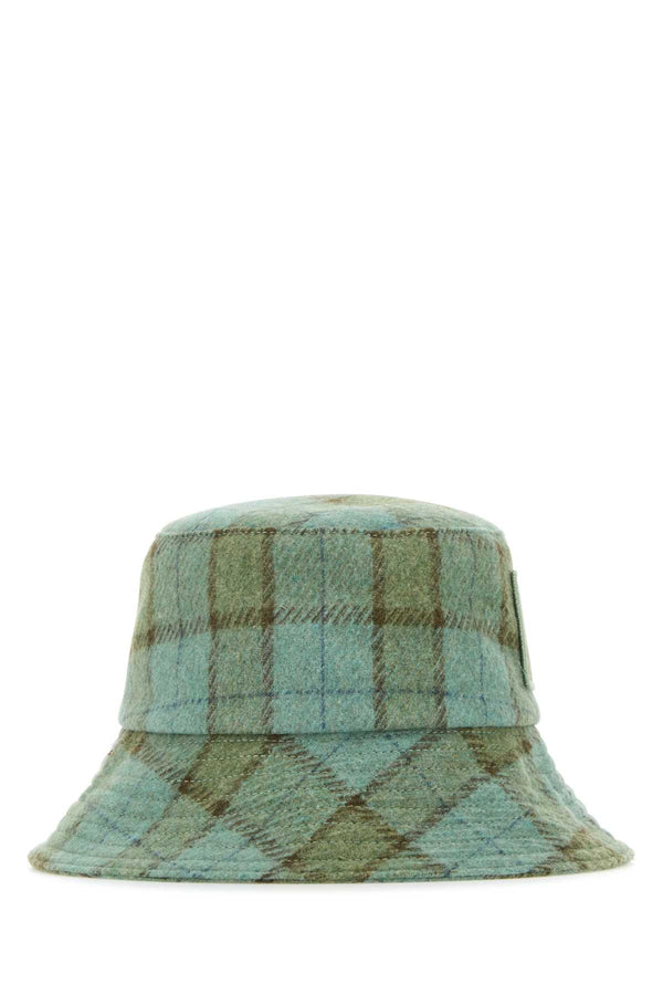 Helen Kaminski CAPPELLO Exterior: 60% Recycled wool bucket hat in green