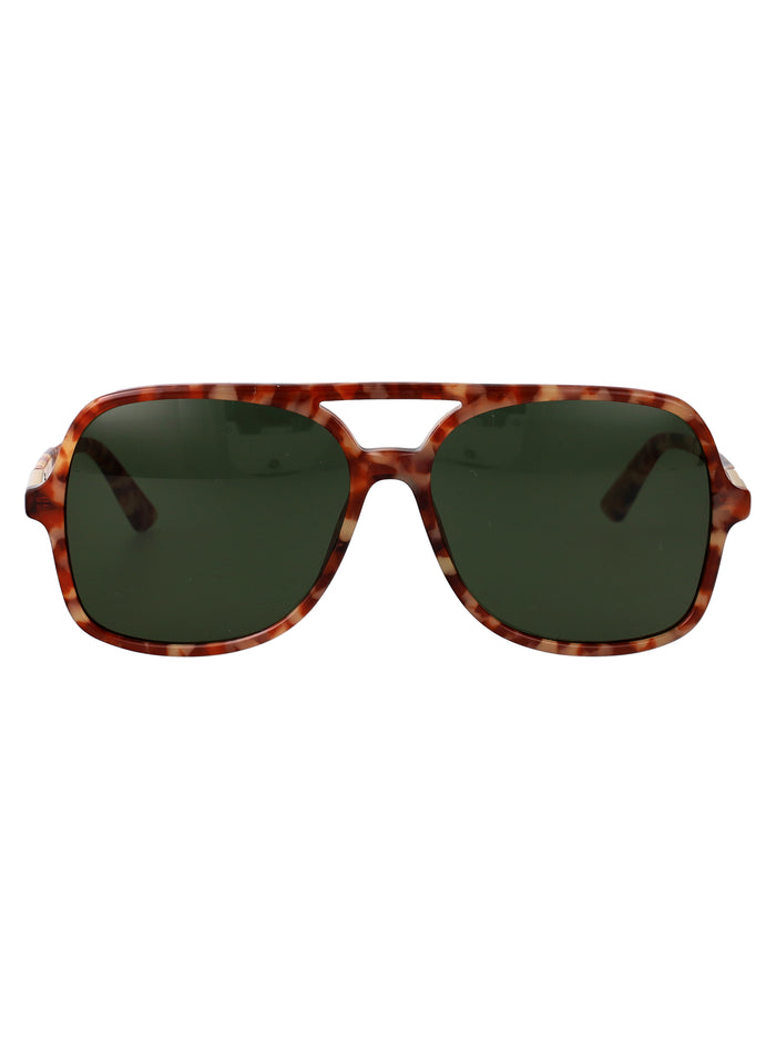 Ch0364s Havana-havana-green Acetate Sunglasses