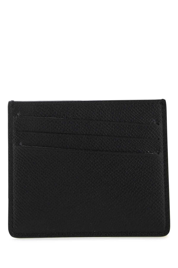 Maison Margiela Holder Cowhide leather body and contrast card case in black