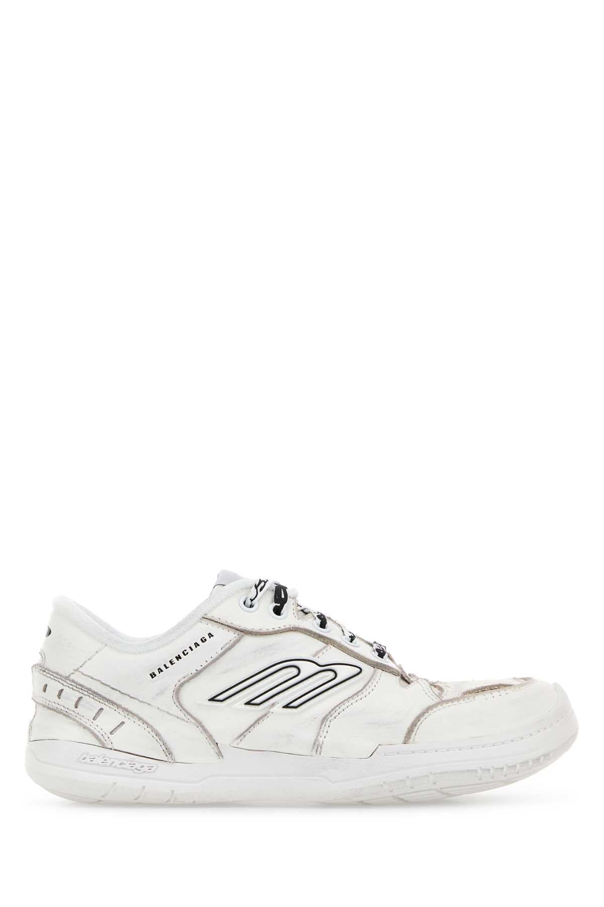 White T Bovine Leather Sneaker