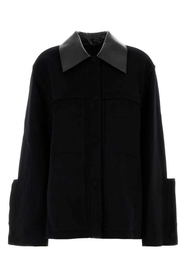Jil Sander Jacket Exterior: 100% Wool jacket in black