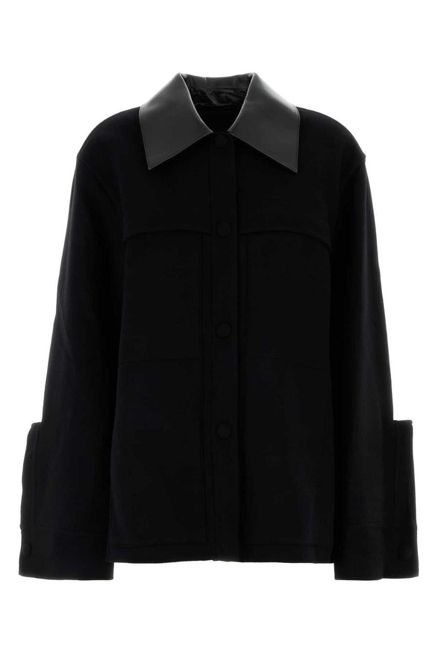 Jil Sander Jacket Exterior: 100% Wool jacket in black