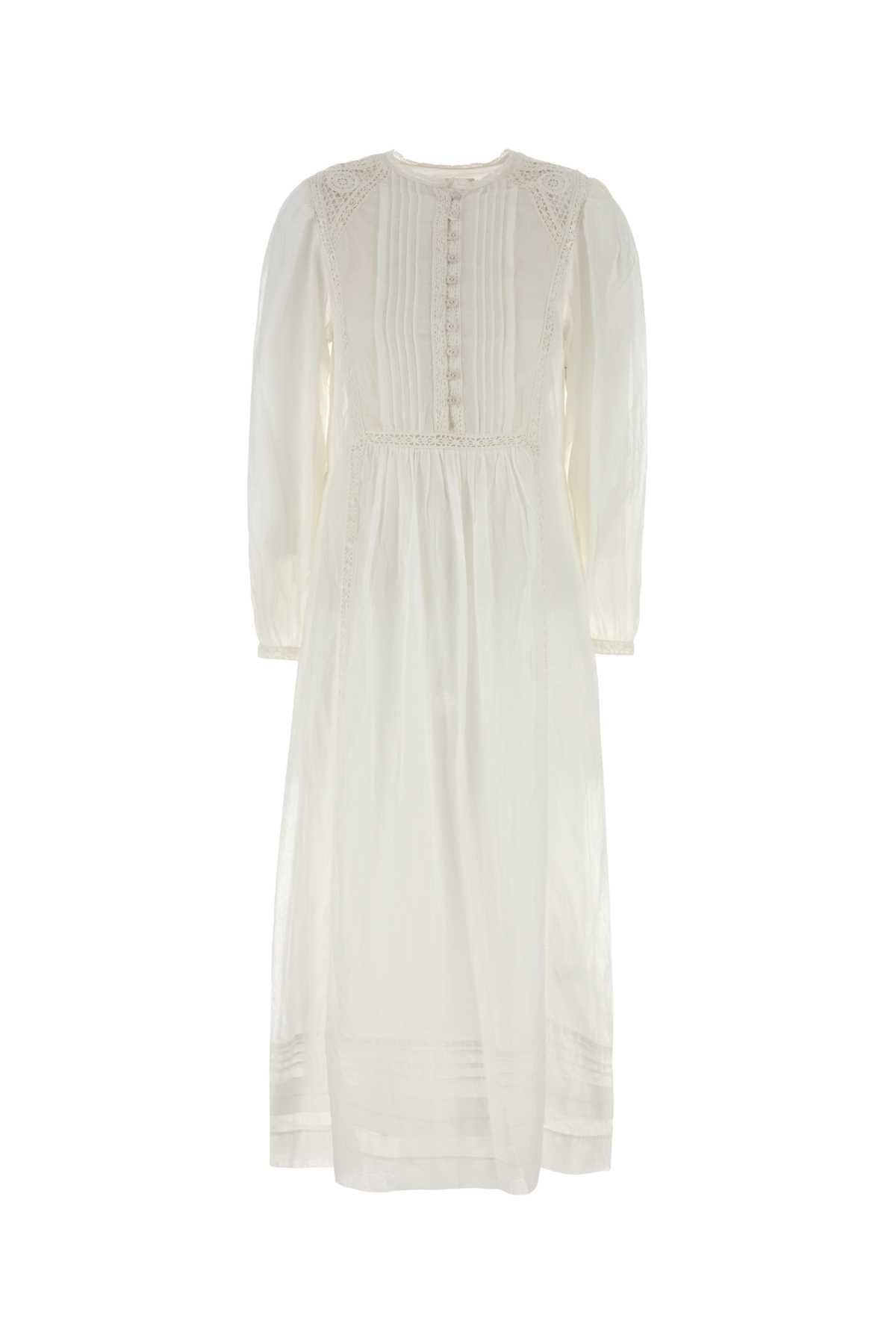 White Cotton Gisela Dress Abiti