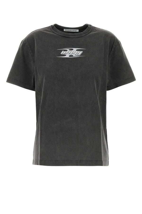 T By Alexander Wang 100% Cotton t-shirt in gray
