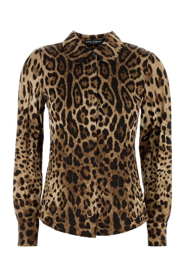 Dolce & Gabbana Maculato 100% Silk shirt in multicolor