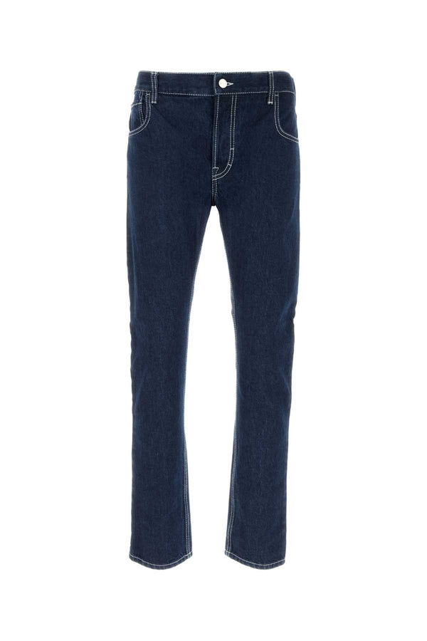 Gucci Tapered 98% Cotton jeans in navy