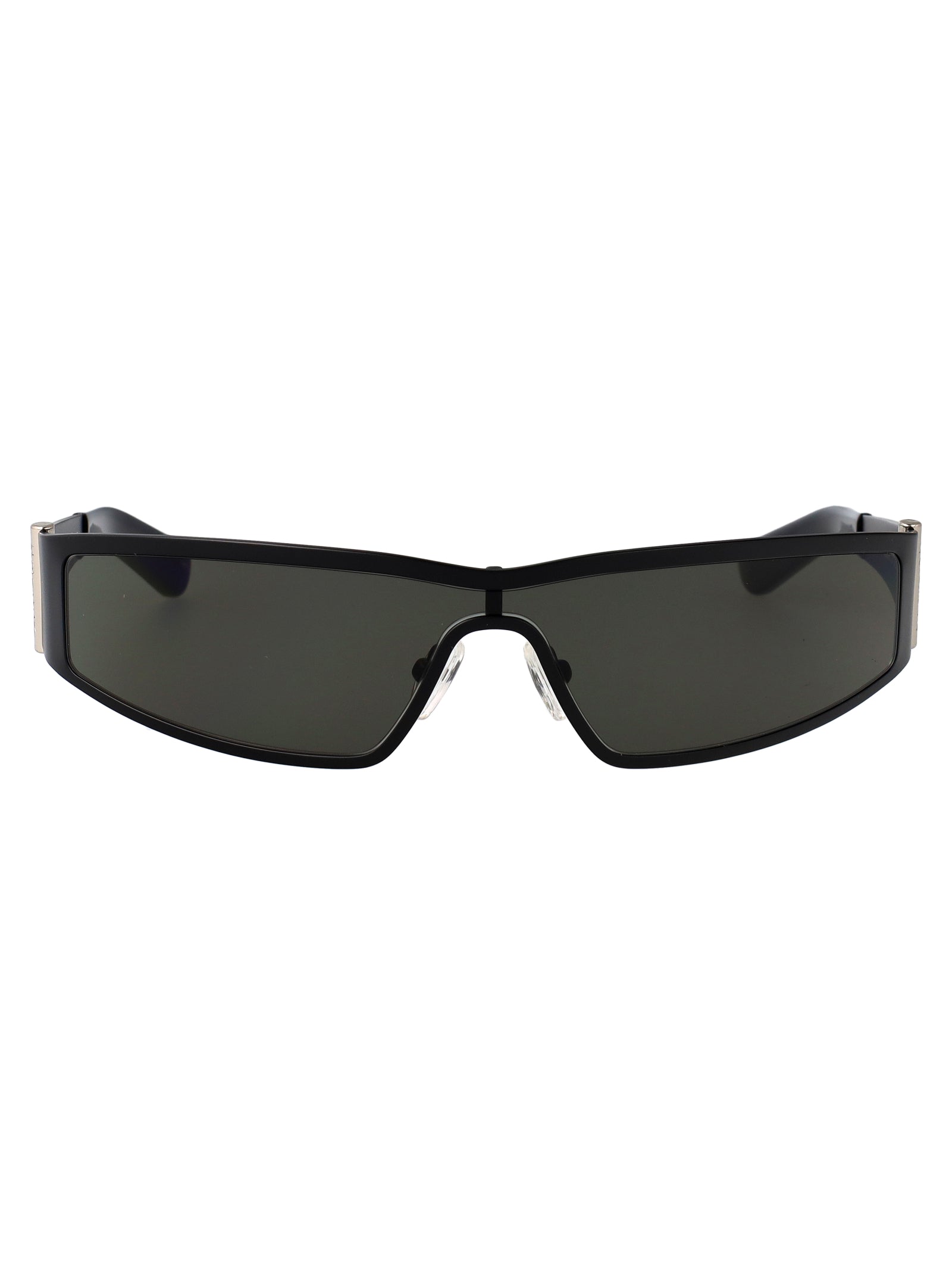 Am0491s Black-black-grey Metal Sunglasses
