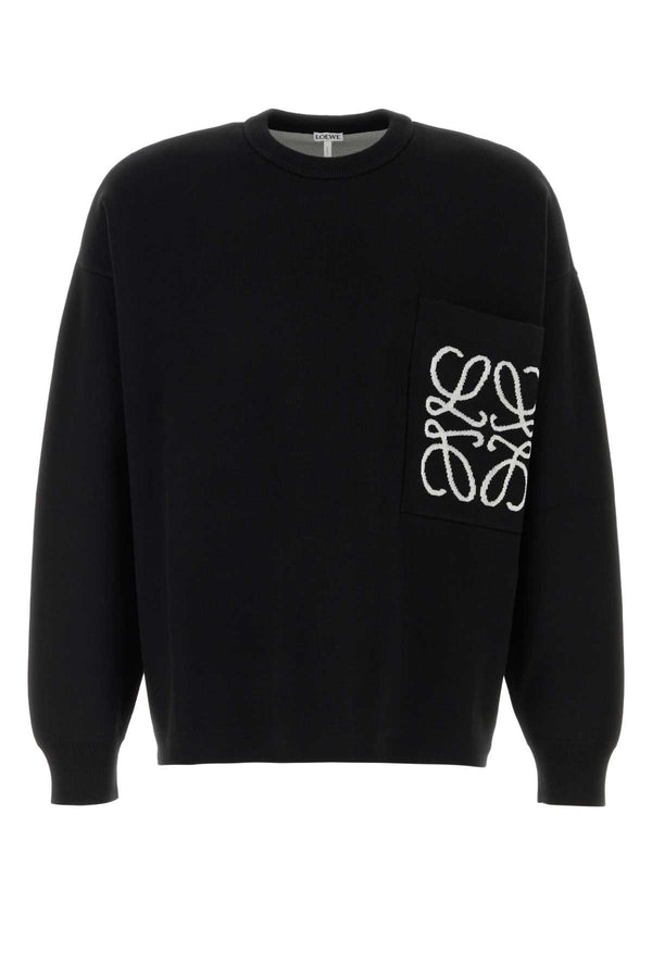 Loewe Pocket 49% Cotton sweater in black