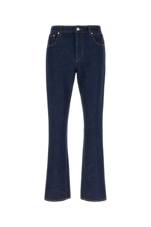 Gucci 100% Cotton jeans in navy