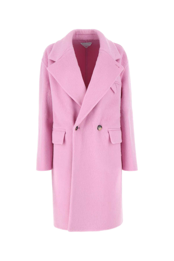 Pink Wool Blend Coat 5600 Cappotti