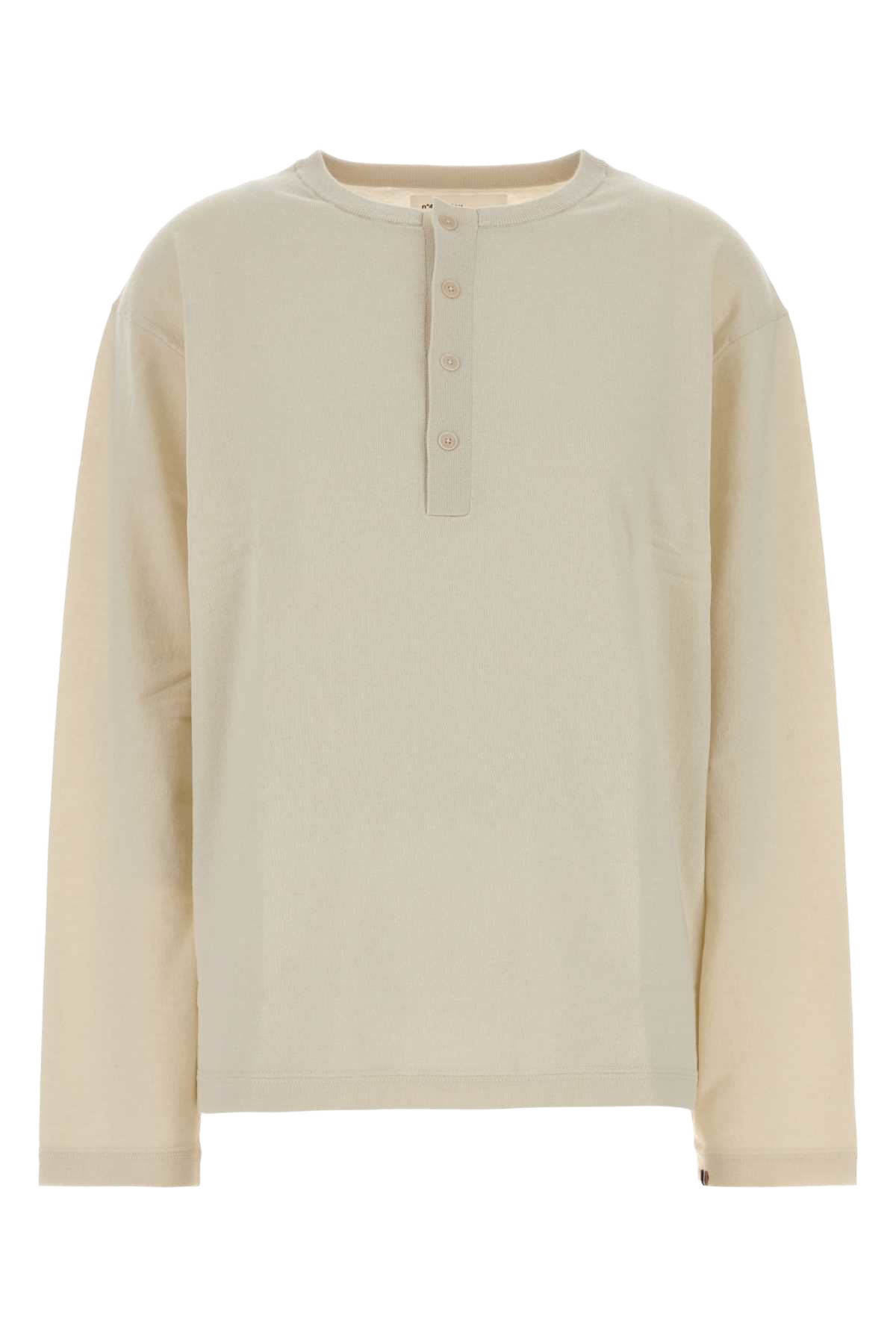 Ivory Cotton Blend Fatou T-Shirt Bone Exterior: Cashmere Maglieria