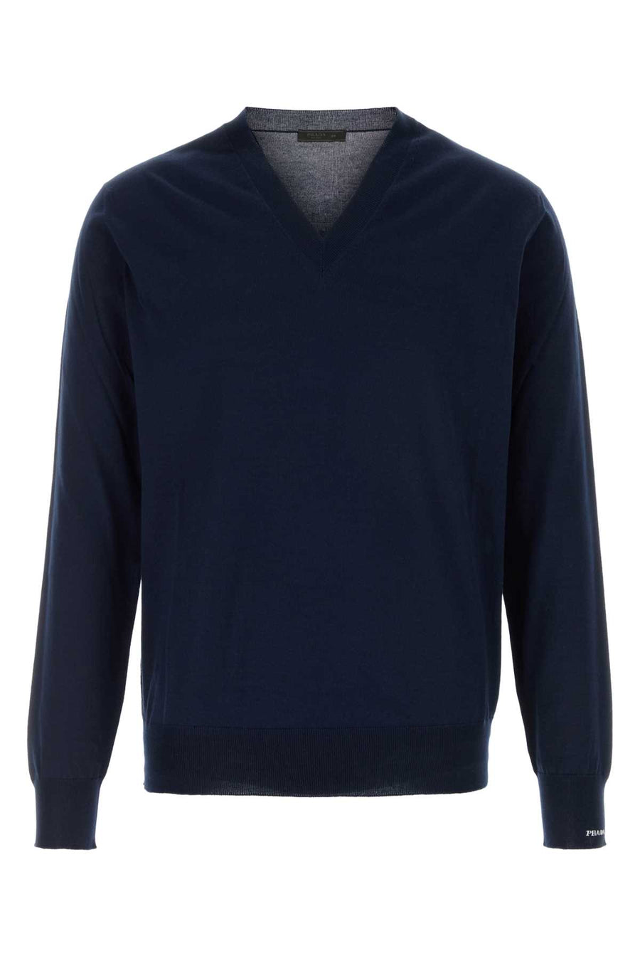 Prada 100% Cotton sweater in navy