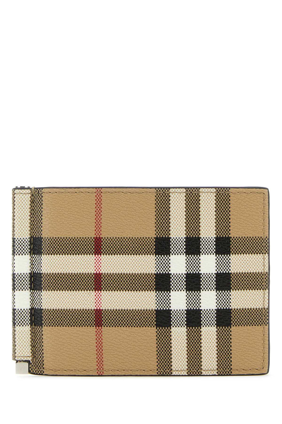 Burberry 75% Polyurethane 25% Cotton card case in beige