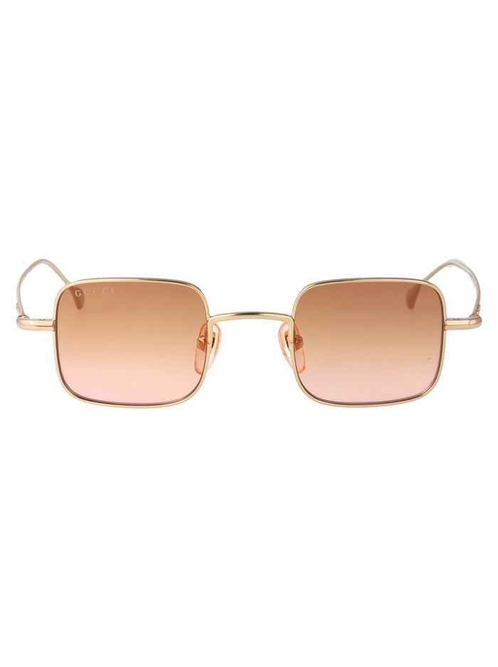 Gg1813s 004 Gold-gold-orange Metal Sunglasses