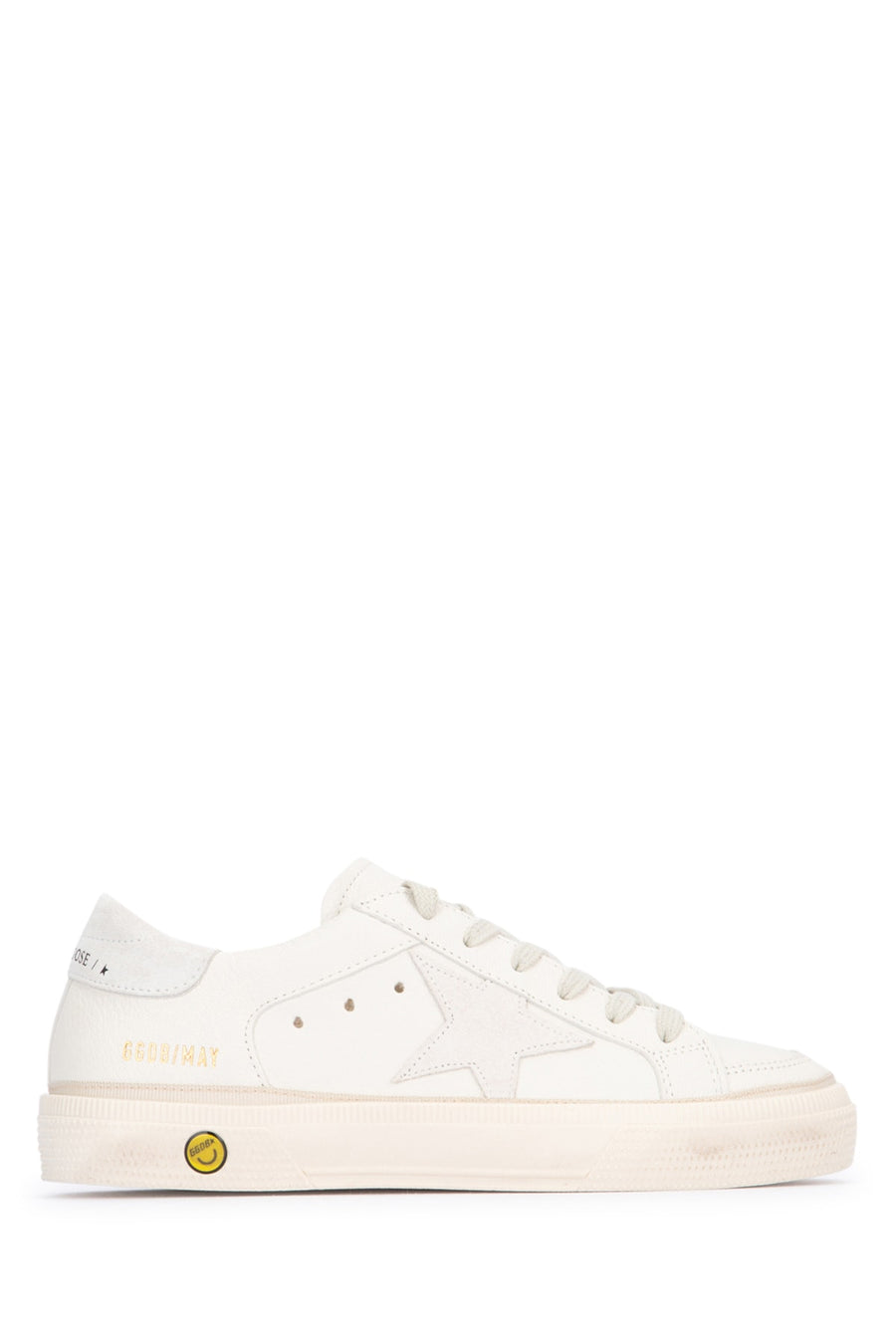 Golden Goose Kids Nappa Goat leather 92% sneaker in white