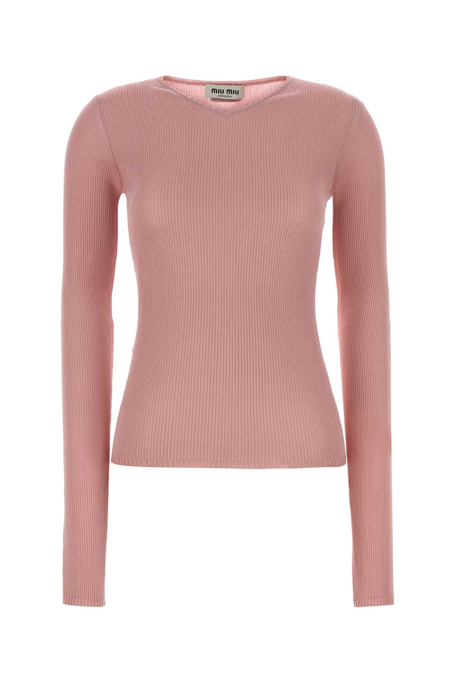 Miu Miu 100% Silk t-shirt in pink