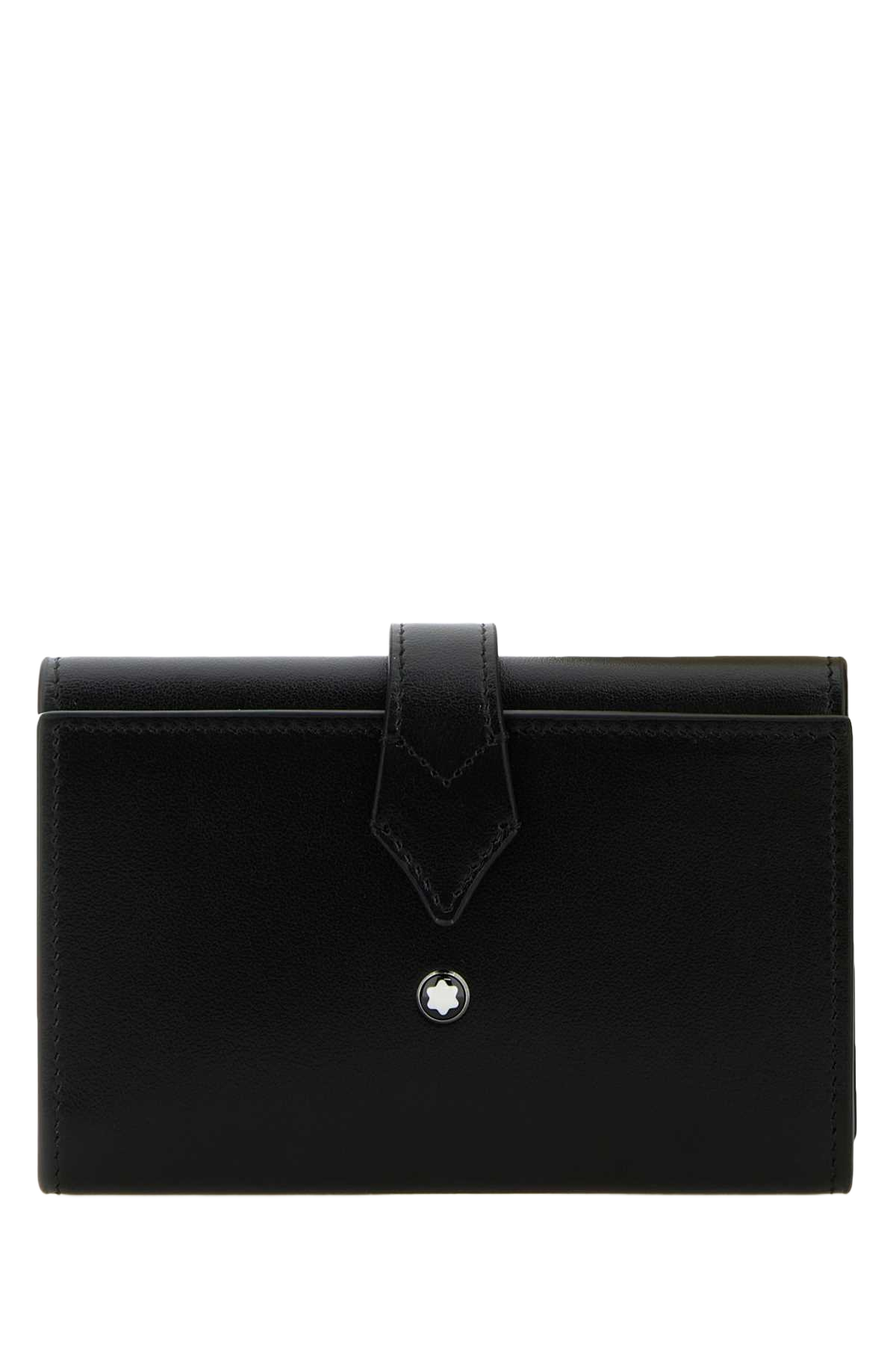 Black Leather Wallet 000 Exterior: Calf Portafogli