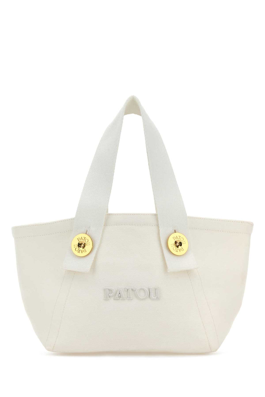 Patou Tote Exterior: 100% Cotton tote bag in white
