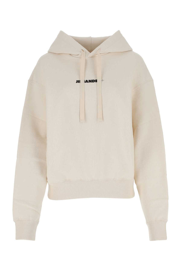 Jil Sander 100% Cotton sweatshirt in beige