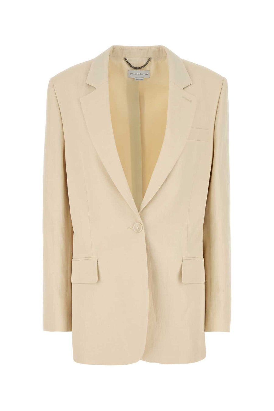 Stella McCartney Jacket Exterior: 72% Viscose blazer in beige