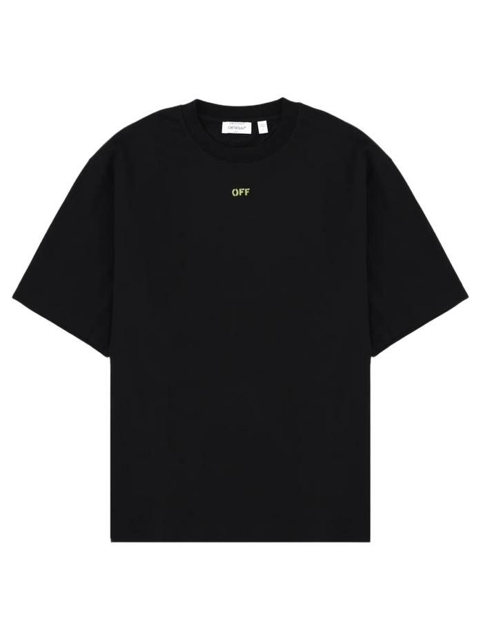 T-Shirt With Logo Black Cotton T-shirts