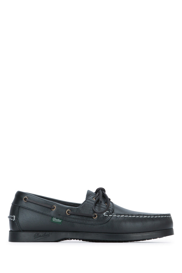 Paraboot Calf leather / Rubber loafer in black