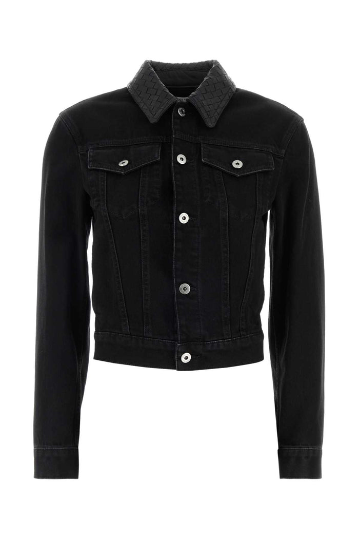 Black Denim Jacket Exterior: Cotton Giubbini
