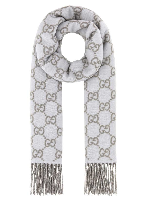 Gucci Canvy Cashmere scarf in gray