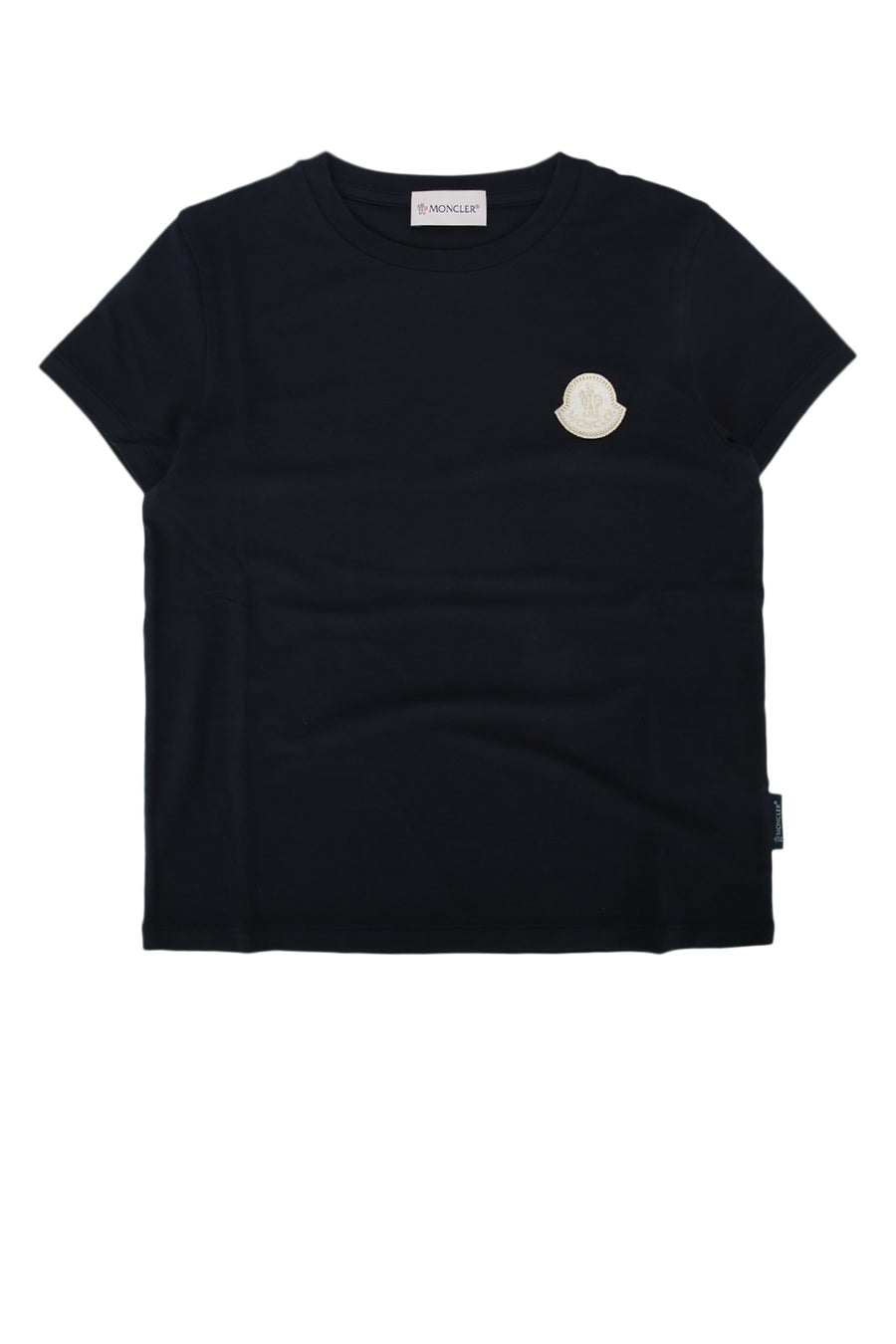 Moncler Jr Cotton t-shirt in black