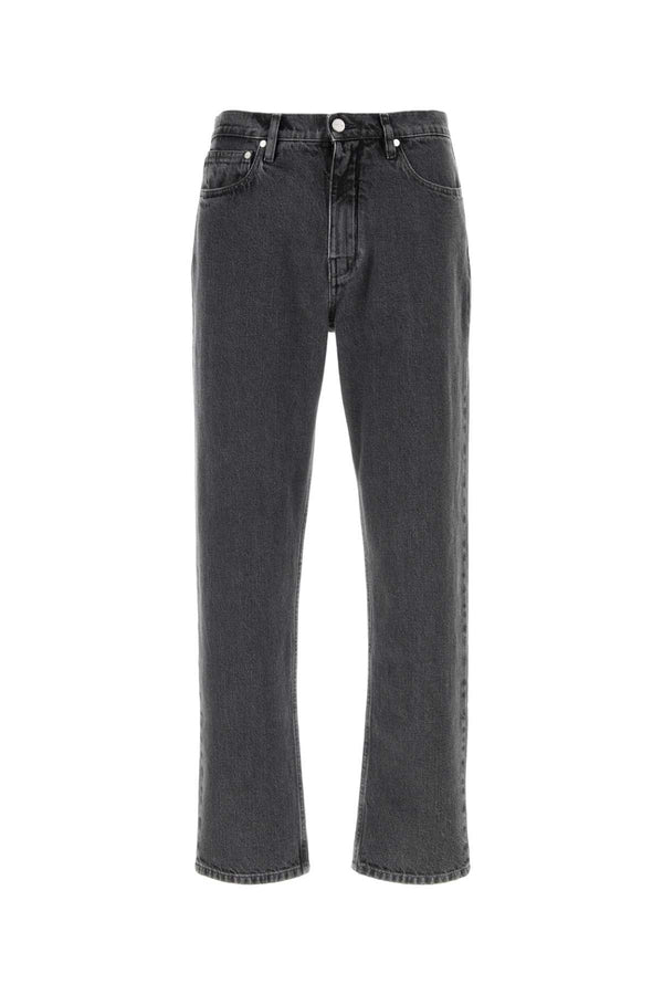 Jil Sander Trouser 100% Cotton jeans in black