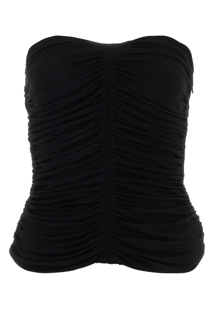 Saint Laurent Exterior: 100% Viscose; Lining: 100% Viscose bodysuit in black