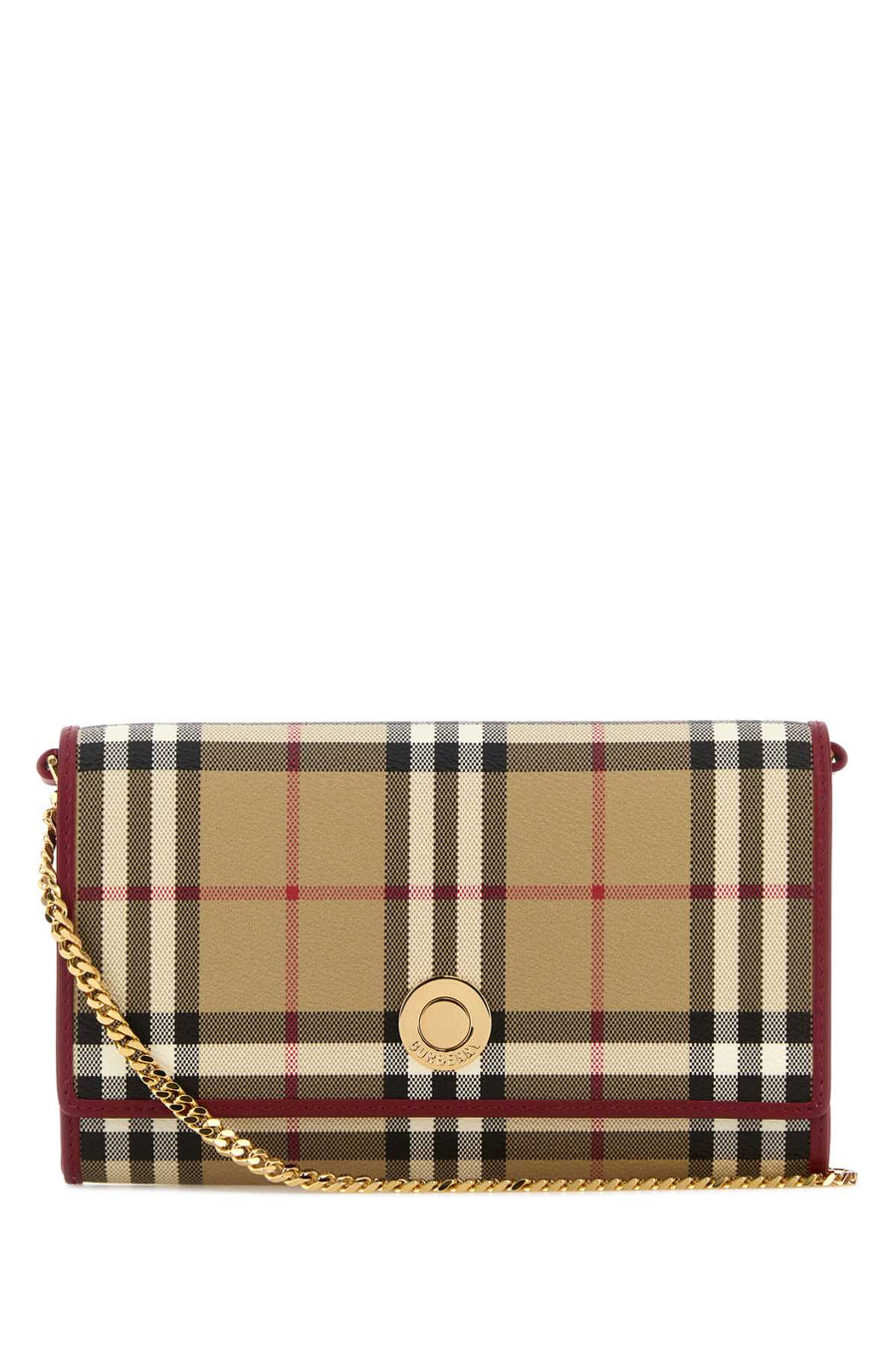 Burberry Hannah 55% Polyurethane wallet in red