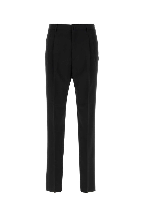 Lanvin 100% Wool trousers in black